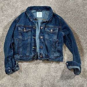 Cotton On Cropped Jean Jacket - Size 6 US